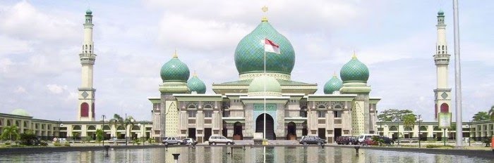 Kubah Seperti Gasing Terbalik, Ini Dia Masjid di Pekanbaru Kembaran Taj Mahal