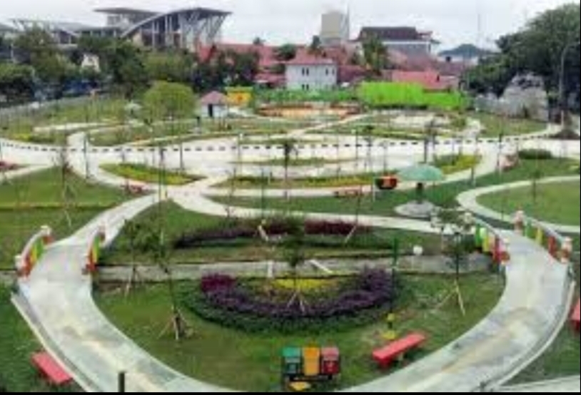 RTH Putri Kaca Mayang Sudah Dibuka Kembali. Main Yuk... 