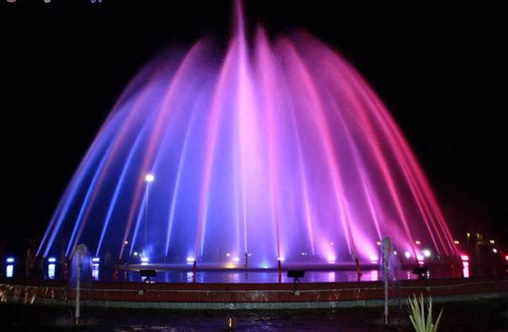 Bersantai di Malam Hari di Taman Andam Dewi Bengkalis