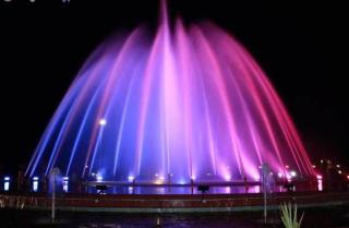 Bersantai di Malam Hari di Taman Andam Dewi Bengkalis