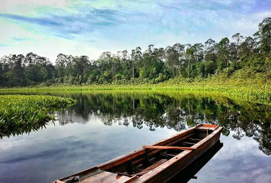 Pesona Tasik Nambus, Cocok untuk Memancing