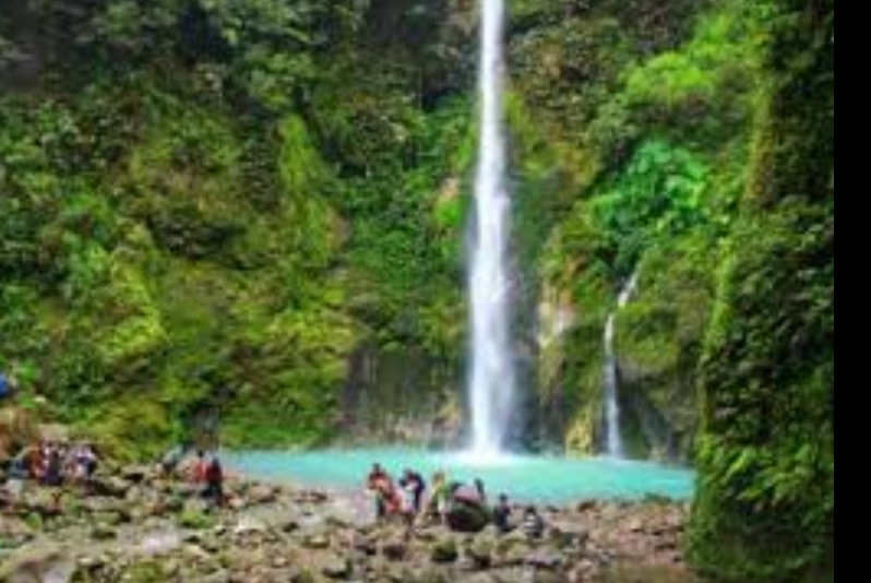 Air Terjun ini Jadi Lokasi Tempat Rusa Bermain