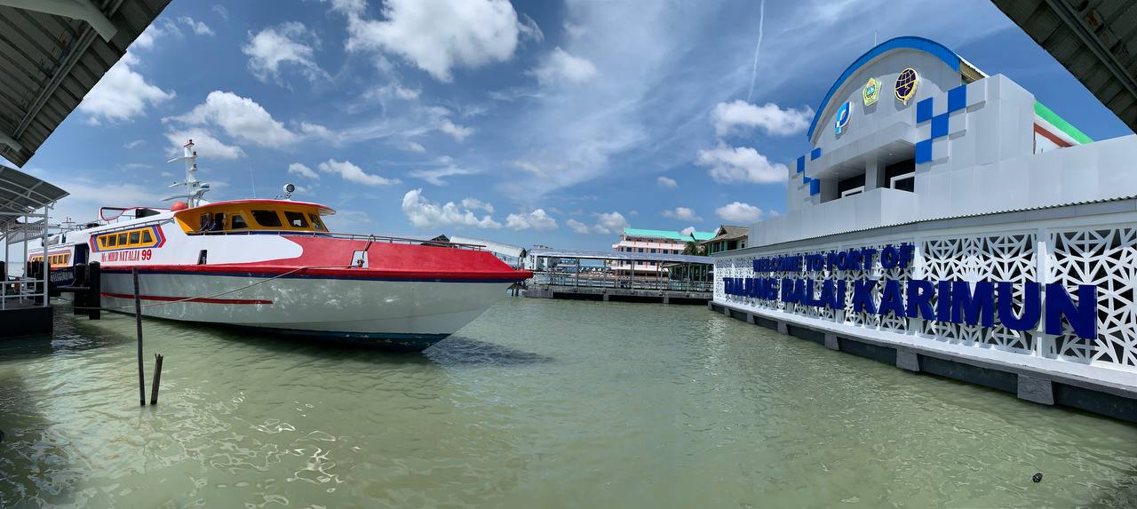Cantiknya Pelabuhan Internasional di Karimun