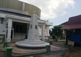 Ini Dia Tugu Merah Putih Bengkalis yang Nyaris Terlupakan