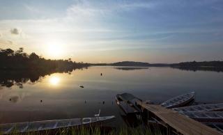 Indahnya Danau Bandar Kayangan di Pekanbaru