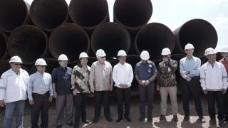 Kepala BP Batam Lakukan Pelepasan Pipa Terbesar Buatan Batam untuk Proyek Strategis Kaltim