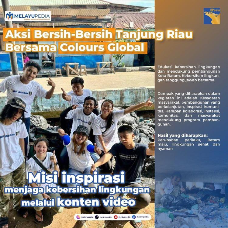 INFOGRAFIS: Aksi Bersih-bersih Tanjung Riau Bersama Colours Global