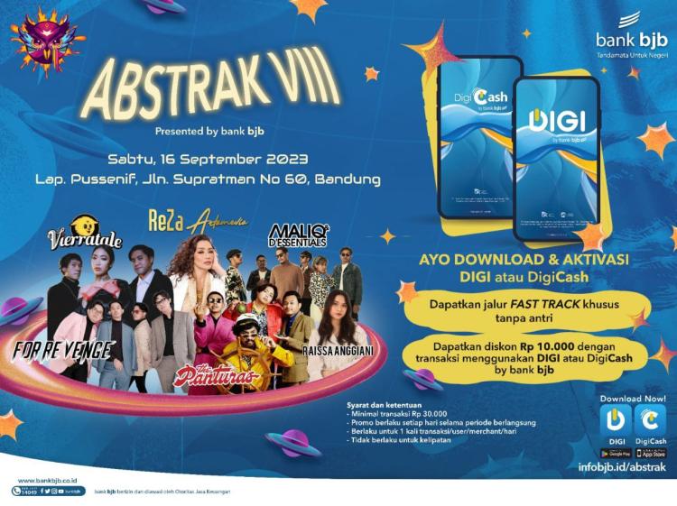 bank bjb Hadirkan Rewards untuk Pengguna DIGI dan DigiCash Dalam ABSTRAK VIII