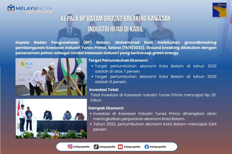 INFOGRAFIS: Kepala BP Batam Ground Breaking Kawasan Industri Hijau di Kabil