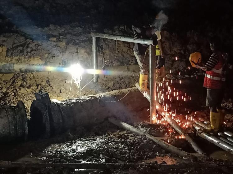 Pipa 600 dan 300 Sudah Diperbaiki, Namun Normalisasi Memakan Waktu