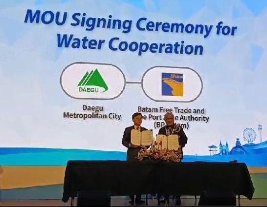 BP Batam Jalin Kerjasama dengan Daegu Korea Selatan Terkait Pengelolaan Air