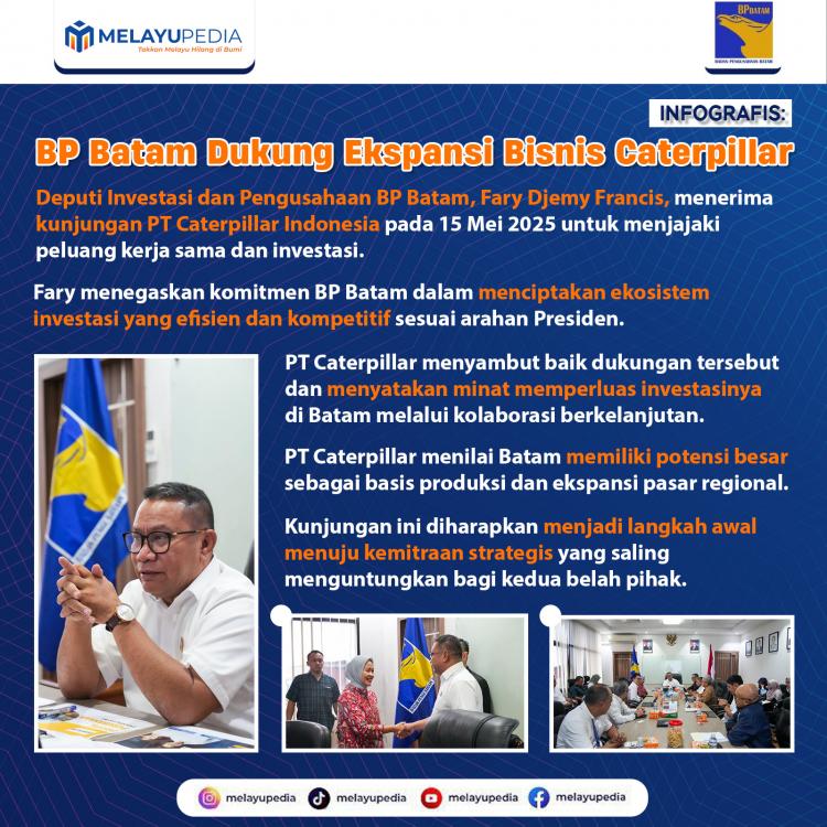 INFOGRAFIS: BP Batam Dukung Ekspansi Bisnis Caterpillar
