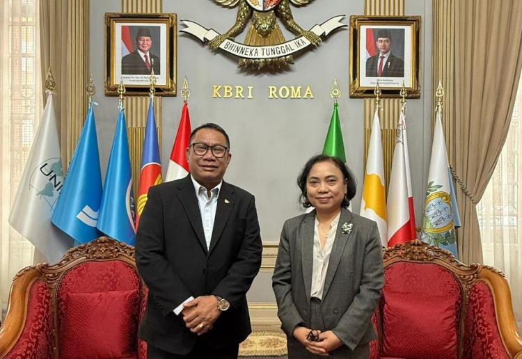 Kunjungi KBRI Roma, Fary Francis Harapkan Investasi di Batam Tumbuh Signifikan