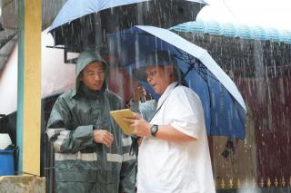 Anggota/Deputi Bidang Infrastruktur Tinjau Titik Longsor di Kec. Bengkong