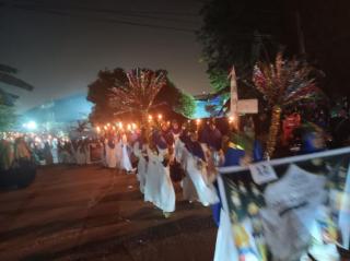 Pawai Obor Sambut Tahun Baru Islam 1447 H di Batu Ampar Batam Berlangsung Meriah