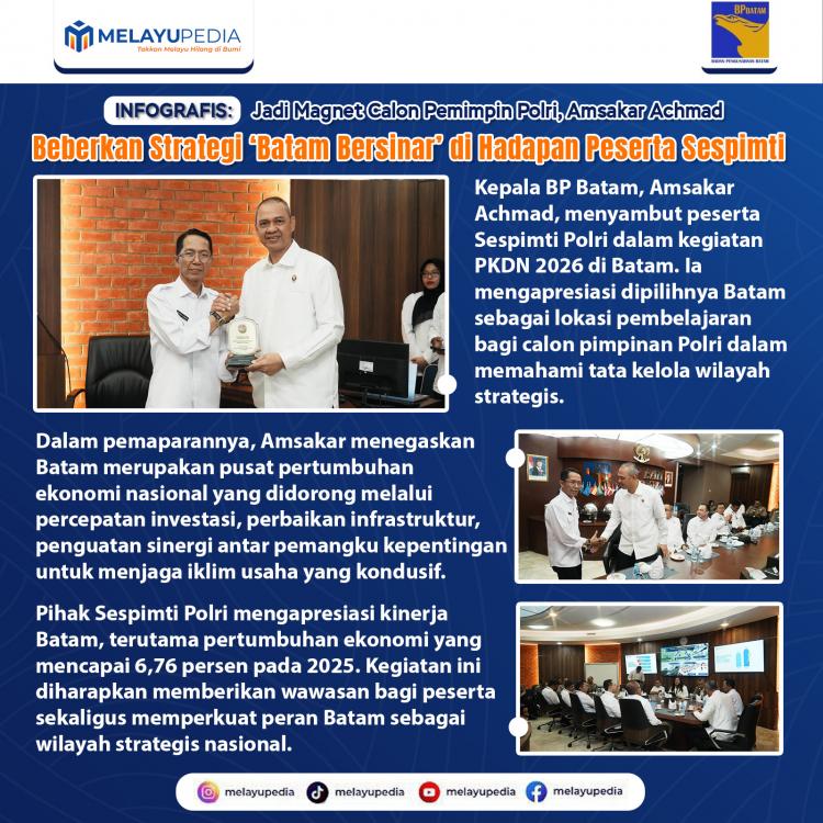 INFOGRAFIS: Jadi Magnet Calon Pemimpin Polri, Amsakar Achmad Beberkan Strategi 