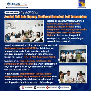 INFOGRAFIS: Kepala BP Batam Sambut Wali Kota Kupang, Dashboard Investasi Jadi Percontohan