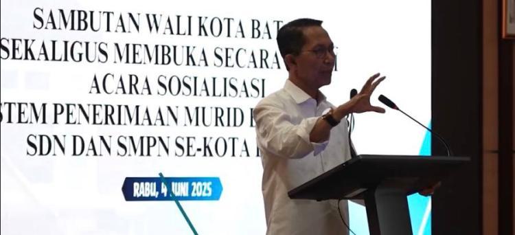 Pemko Batam Pastikan Penerimaan Murid Baru Gratis dan Transparan