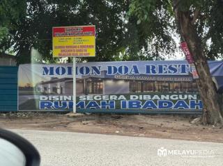 Plang Atas Nama Yayasan Mawar Saron Terpasang, Status Lahan di Bengkong Batam Belum Jelas