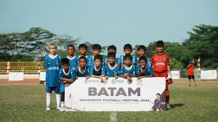 BP Batam Dukung Pembinaan Sepak Bola Usia Dini melalui Batam Prime International Grassroot Football Festival 2026