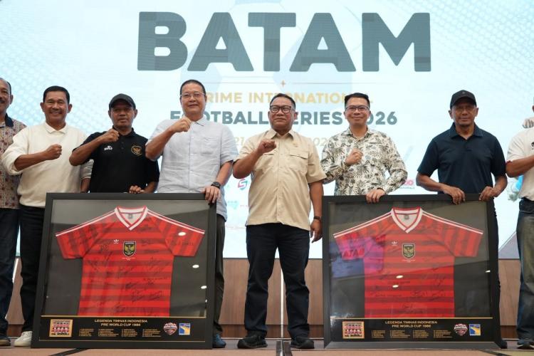 Dorong Kebangkitan Sepak Bola Batam, BP Batam Sambut Tim Batam Prime International Football Series 2026