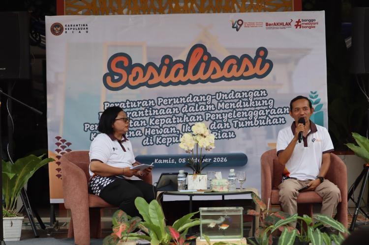 Karantina Kepri Dorong Masyarakat Biasakan Lapor Sebelum Bawa Hewan, Ikan dan Tumbuhan