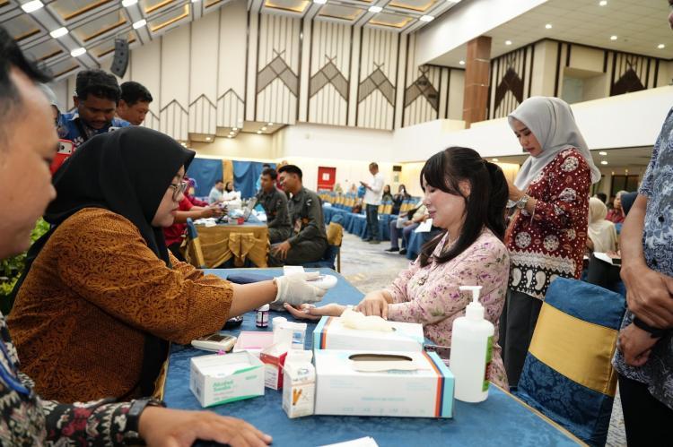 Perkuat Kepedulian terhadap Sesama, BP Batam Gelar Donor Darah dalam Rangkaian Hari Bakti ke-55